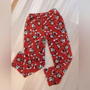 Disney Mickey Mouse Fleece elastic pants size L